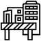 Logo representant le nettoyage de BTP, fin de chantier - Nettoyage de chantier